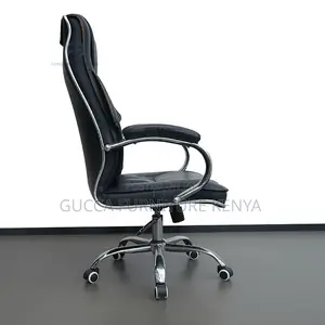 Executive Leather High-back Desk Chair