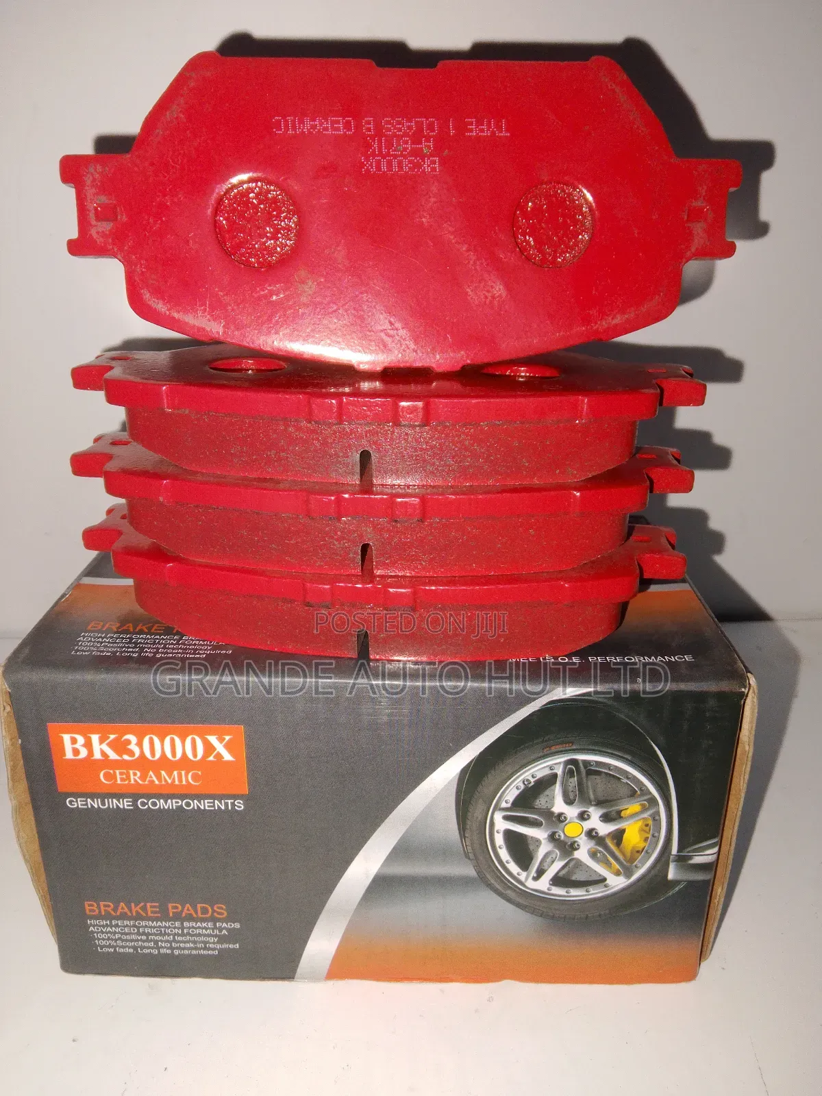 Front Brake Pads for Toyota Isis (Bk3000x Brand)