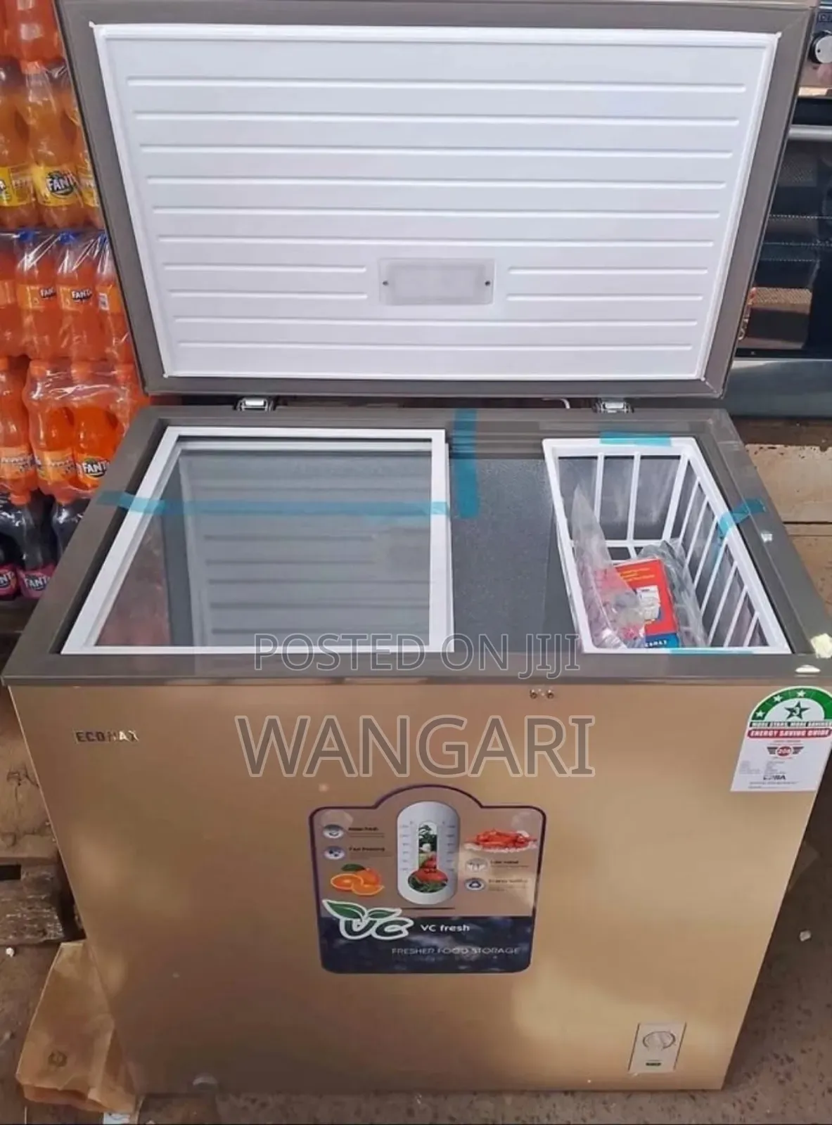 Ecomax 219 Litres Chest Freezer With Storage Buskets