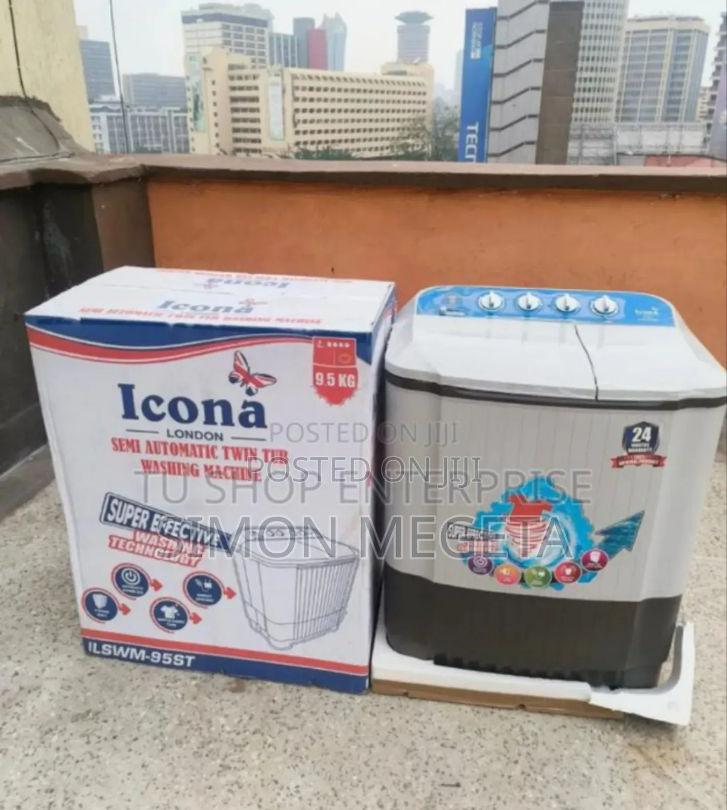 Digital Modernized. Icona 9.5kgs Washing Machine