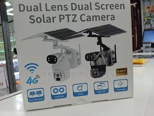 Ubox 6mp Outdoor Dual Panel Solar 4g PTZ Camera