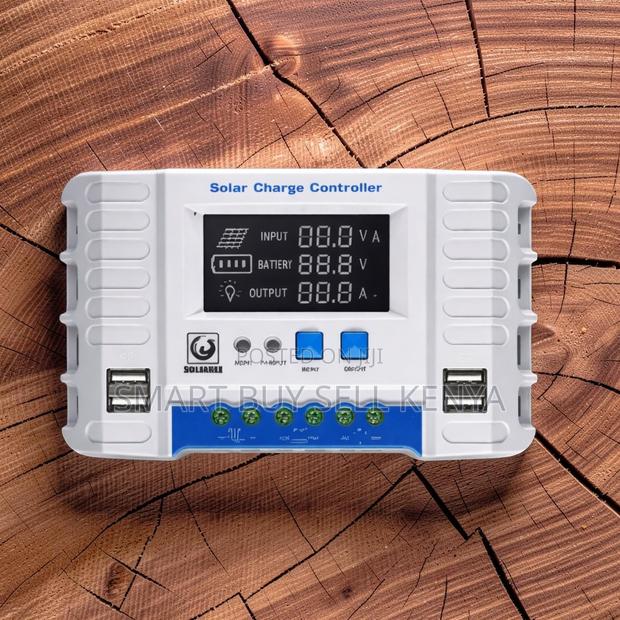 Inexpensive 12v/24v 20a PWM Solar Charge Controller - main view