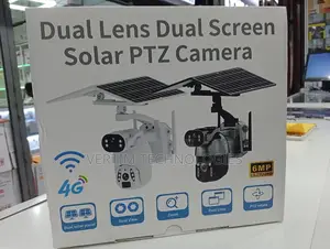 Ubox 6mp 4g Dual Panel PTZ Camera With Sim Slot