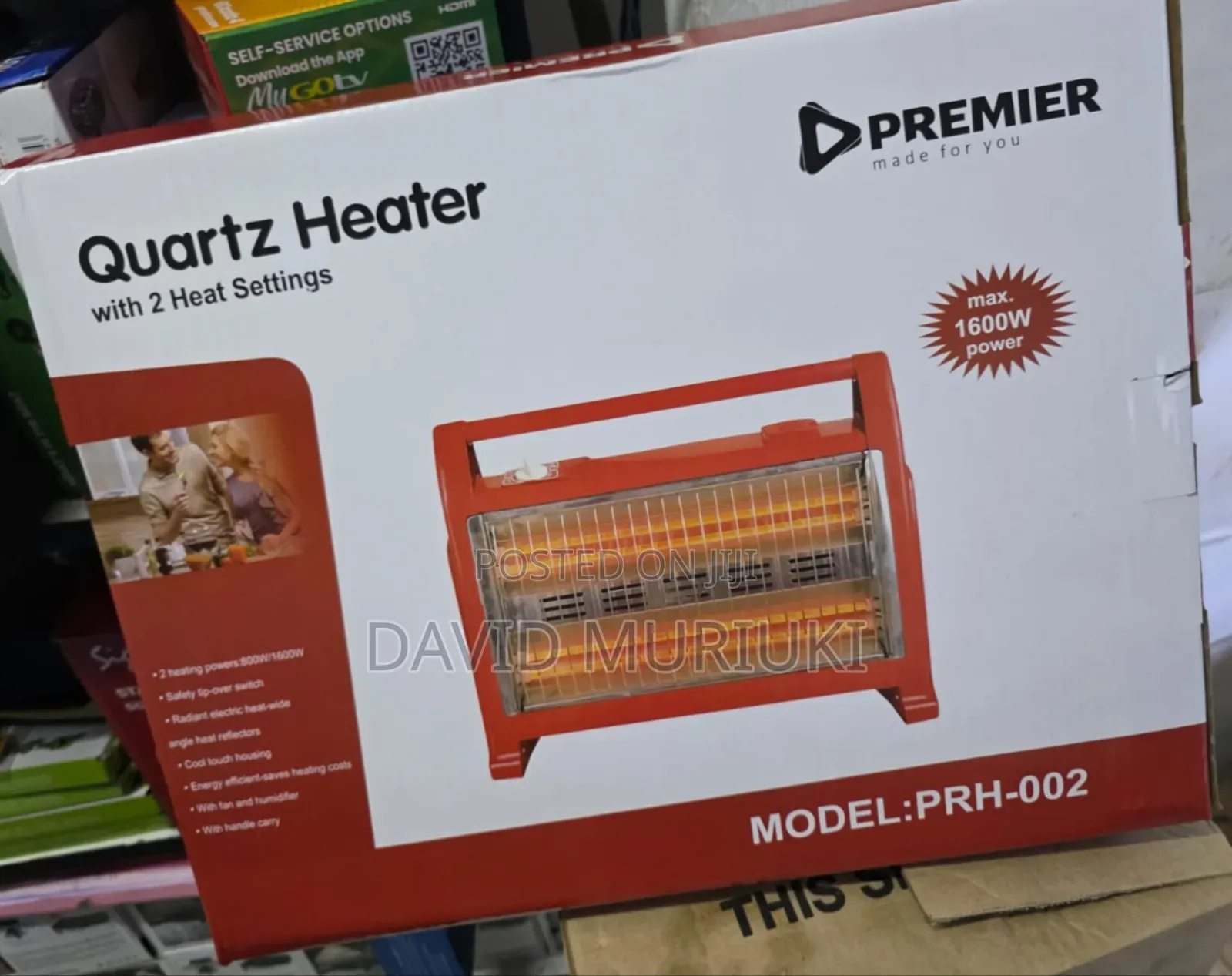 Premier Quartz Heater 1600w