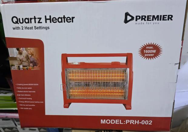 Premier 1600w Quartz Heater – Powerful Indoor Heater - main view