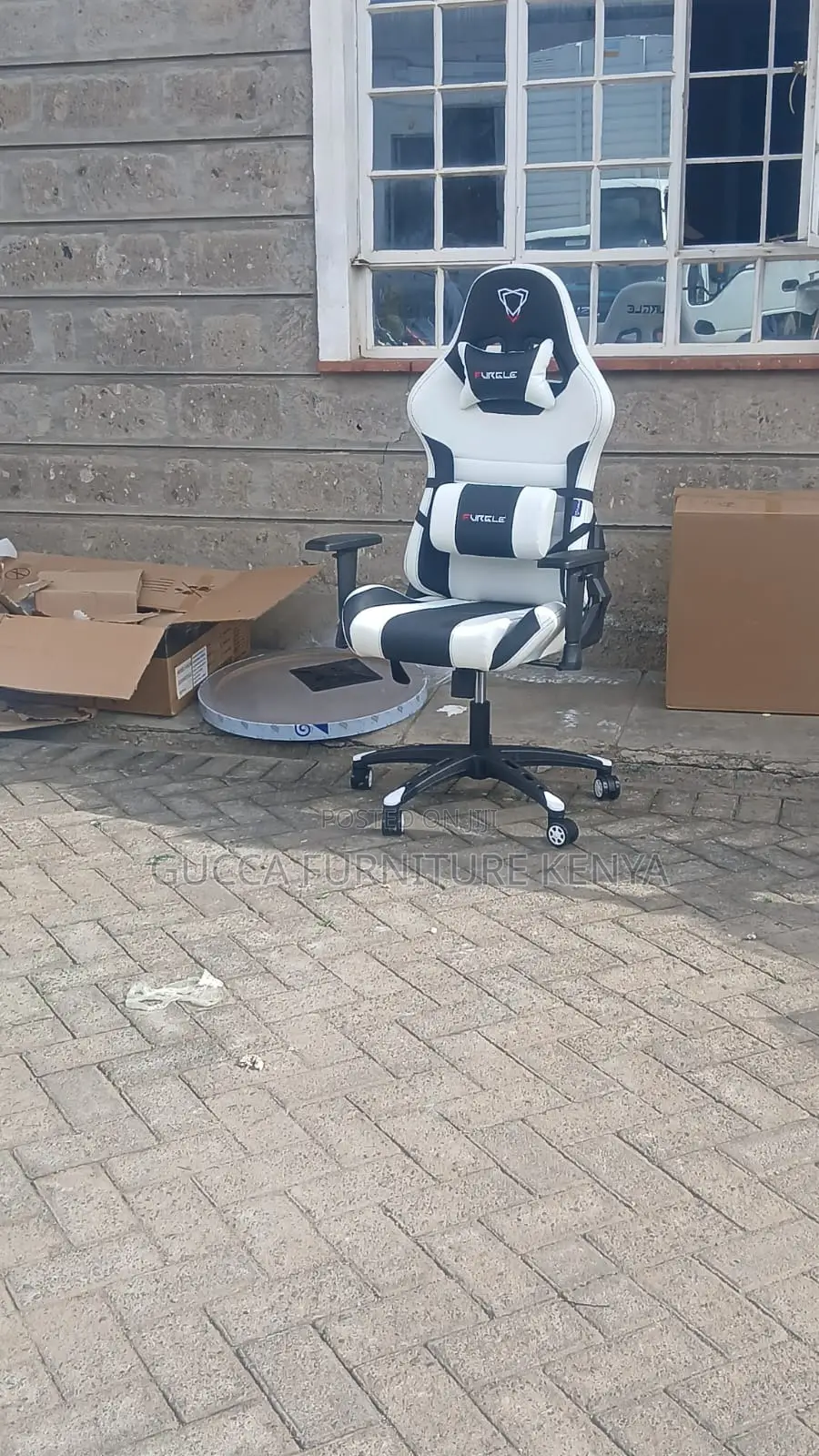 Adjustable Reclining Leather Gaming Chair