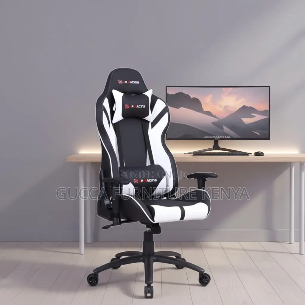 Adjustable Reclining Leather Gaming Chair