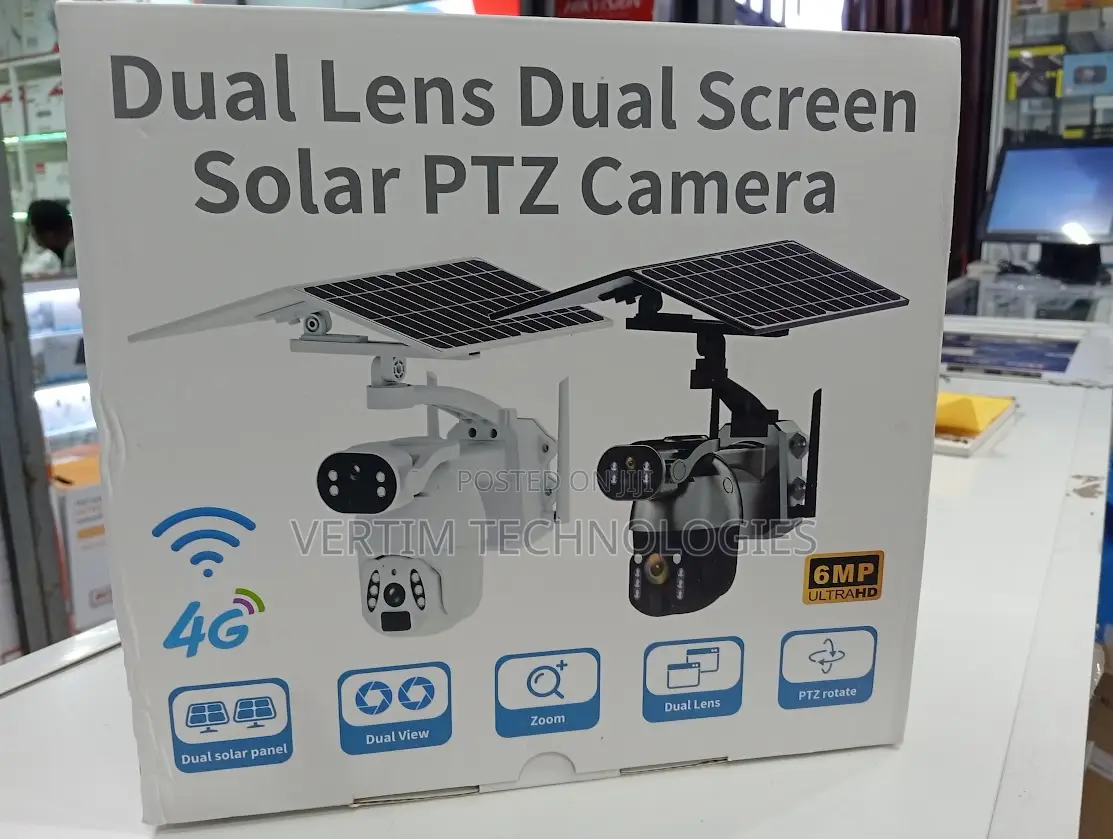 Ubox 6mp 4g Dual Lens Motion Tracking Camera