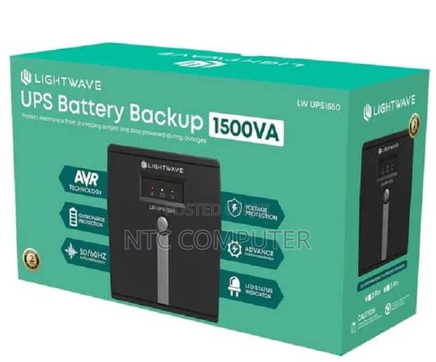 Lightwave Ups 1.5kva 900 Watts 4 Outlets Avr 240v Offline Ups Backup - main view