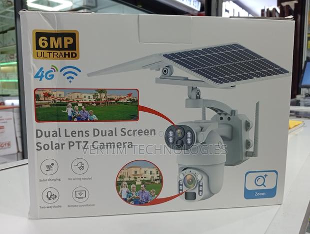 Ubox 6mp 4g Dual Lens Smart Solar Security Camera - main view
