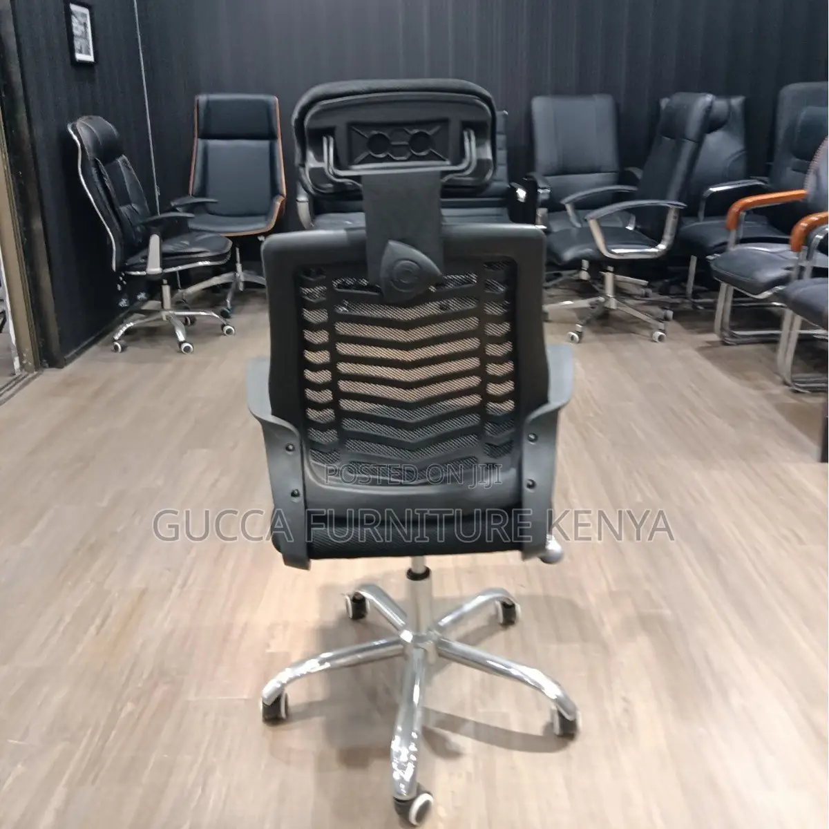 Office Ergonomic High-back Headrest Chair
