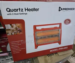 Premier 1600w Quartz Heater – Adjustable Heat Settings.