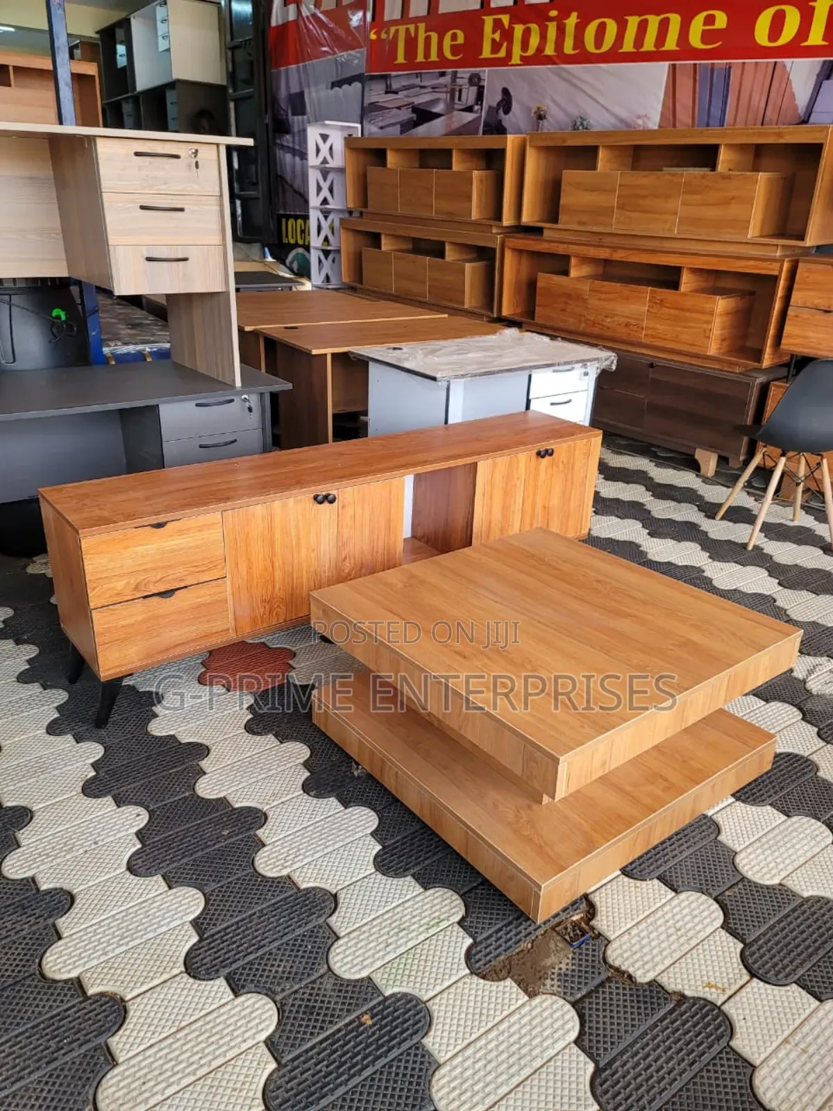 Modern Coffee Table + Tv Stand