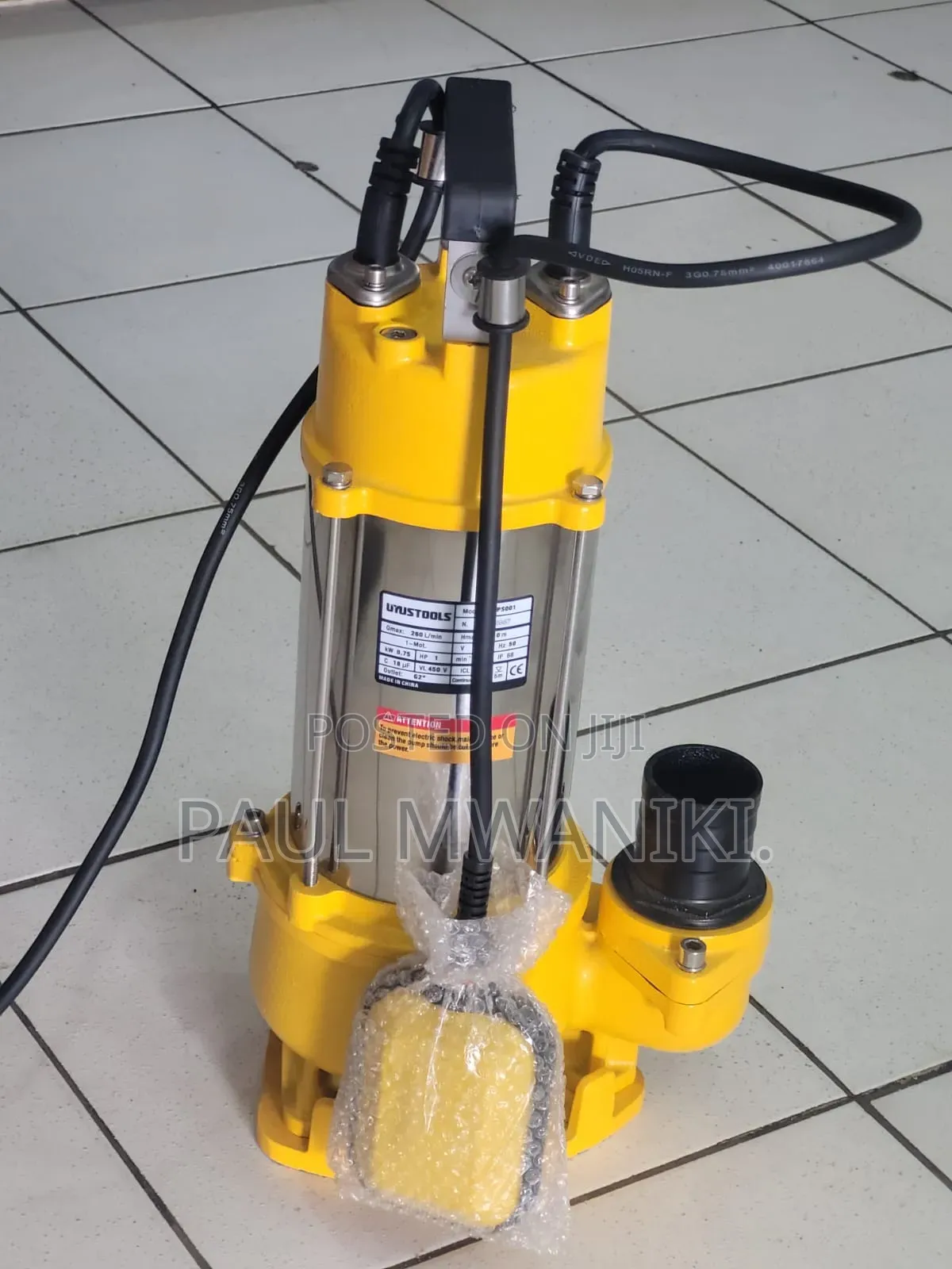 1hp Water Submersible Pump ( Sewage Pump)