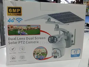 Ubox 6mp 4g Wide Angle Dual Solar Camera