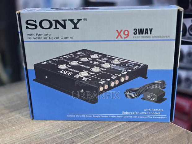 Sony Powerful 3 Way Digital Crossover With Bass Remote Control