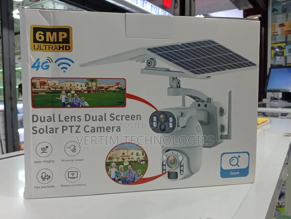 Ubox 6mp 4g High Power Dual Solar PTZ