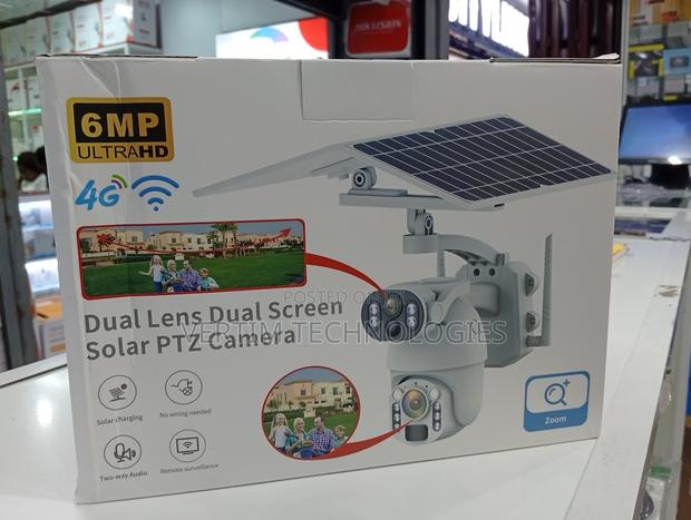 Ubox 6mp 4g High Resolution Solar PTZ Camera