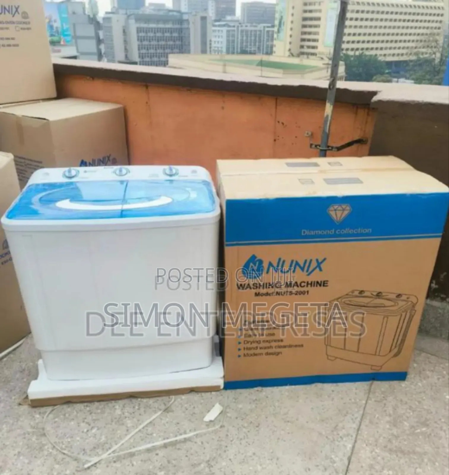 With 2years Warranty New Nunix 7.5kgs Washing Machine
