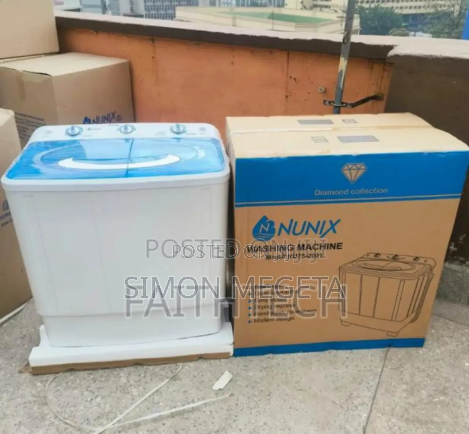 Semi Commercial Nunix 7.5kgs Washing Machine