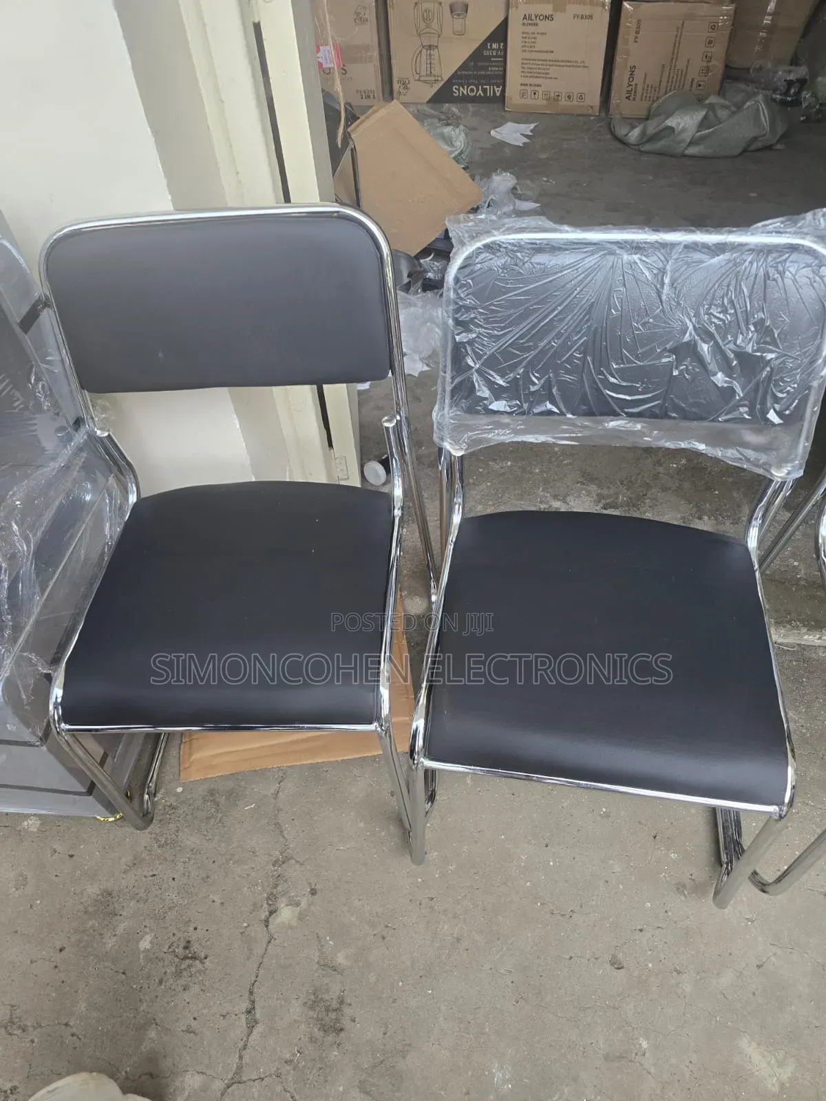 Executive Leather Office Waiting Chair