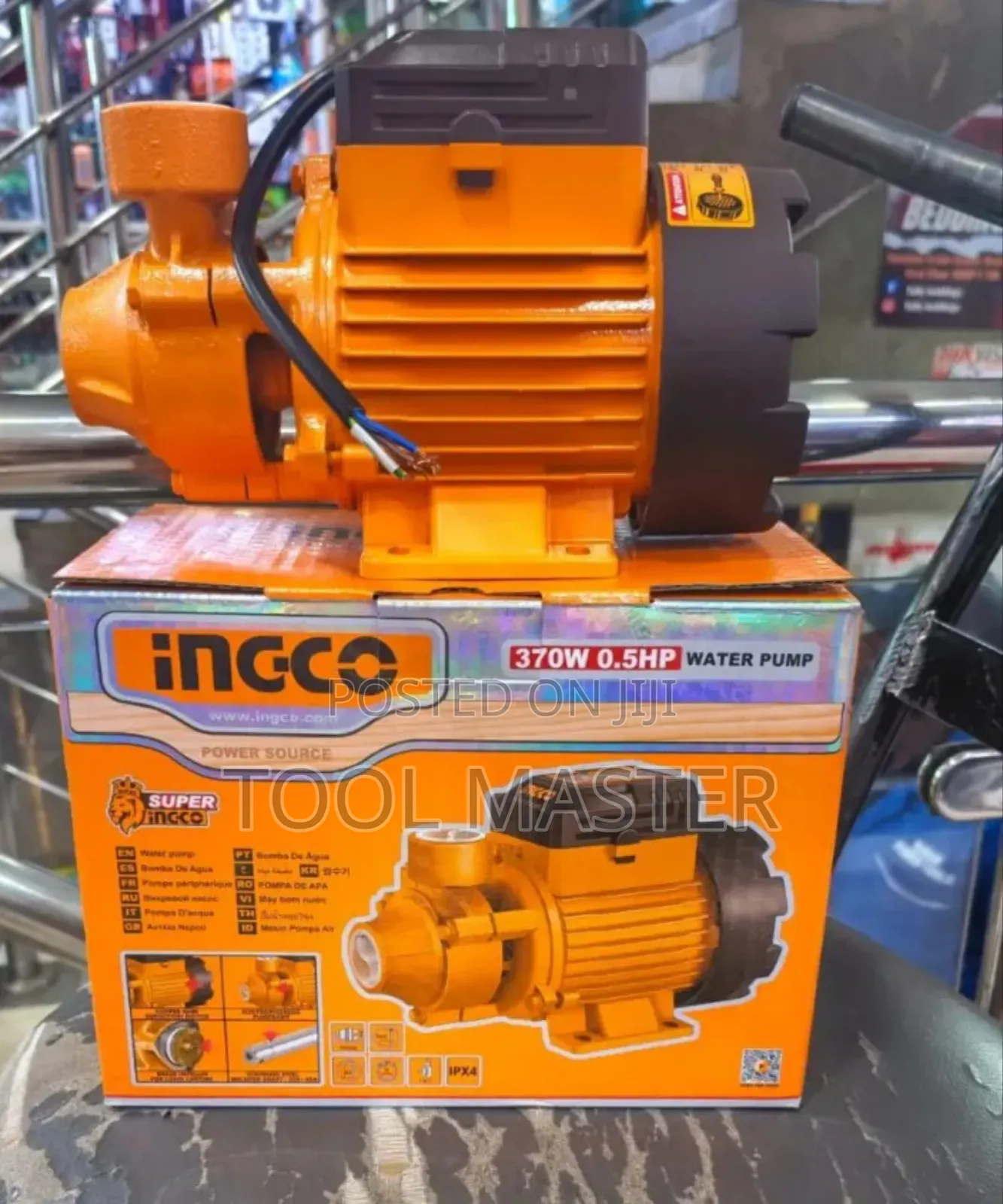 Ingco Electric Booster Pump/ 0.5hp Ingco Booster Pump