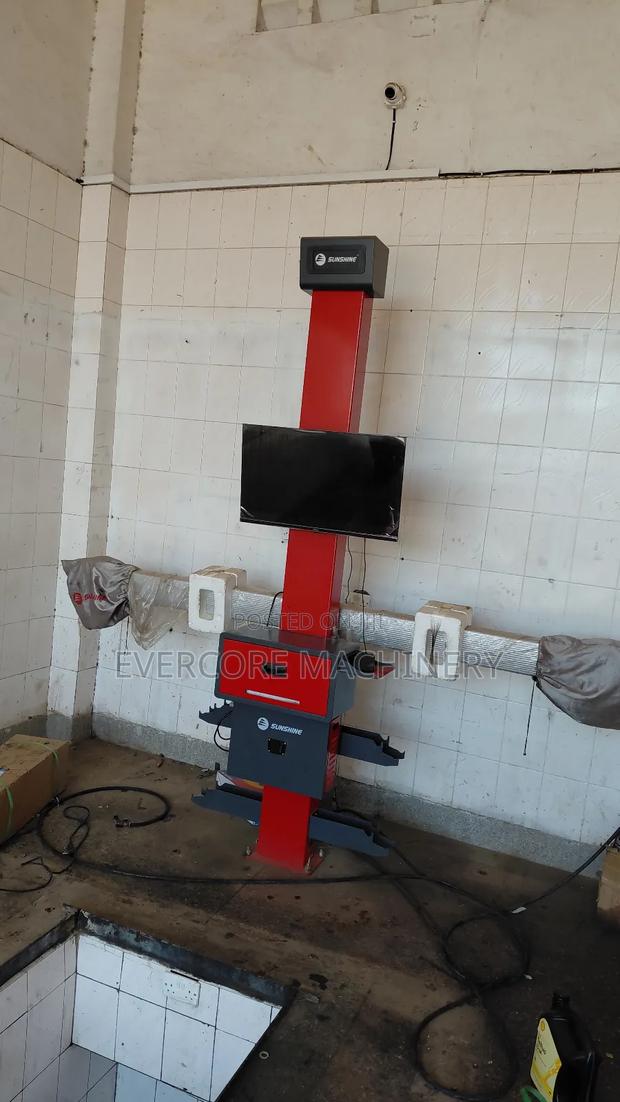 Commercial 3d Wheel Alligner Machine With Printer System. - thumbnail 2