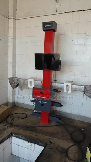 3d Wheel Alignment Machine With Computer and Printer.