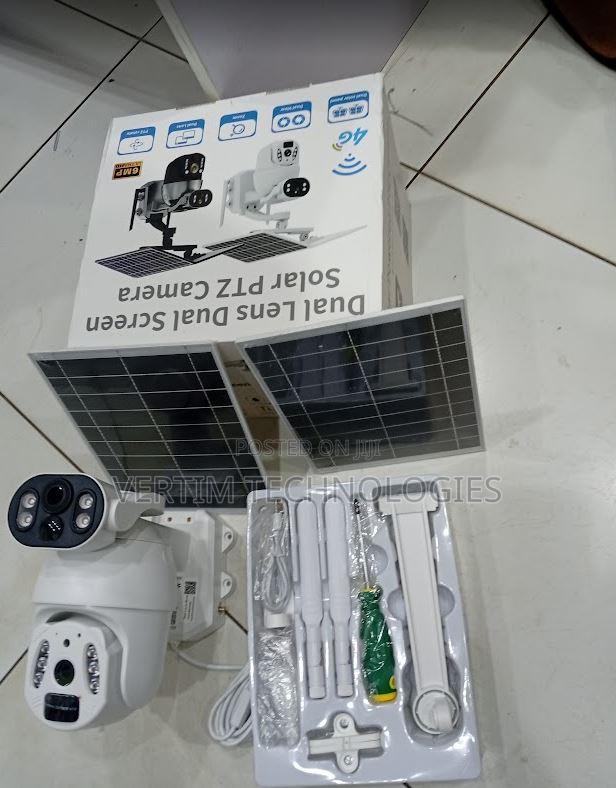 Ubox Smart 6mp Dual Panel 4g Solar CCTV Camera