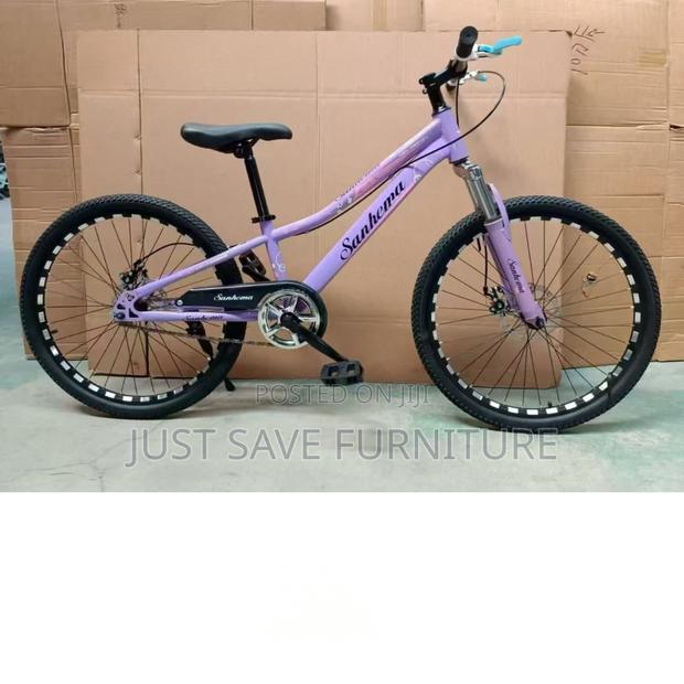 Size 20 Sanhema Kids Mountain Bike With Front Shock – Strong Stylish - main view
