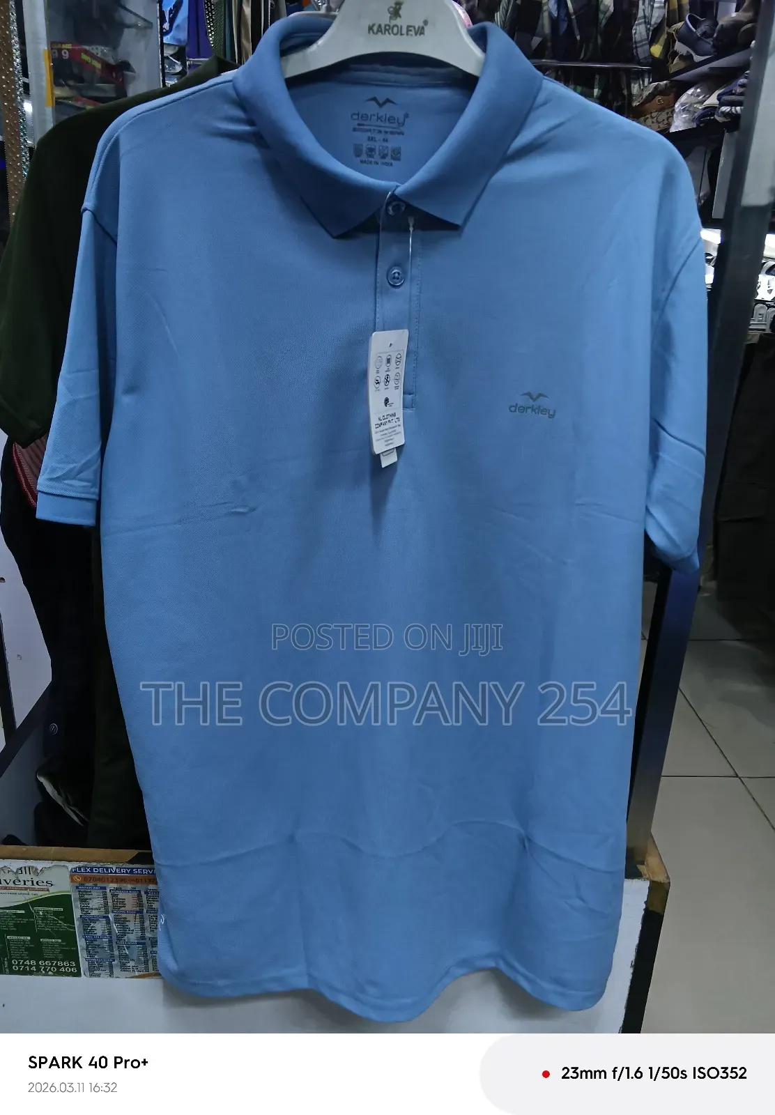 Quality Casual Cotton Collar Short Sleeved Polo T-Shirt Available