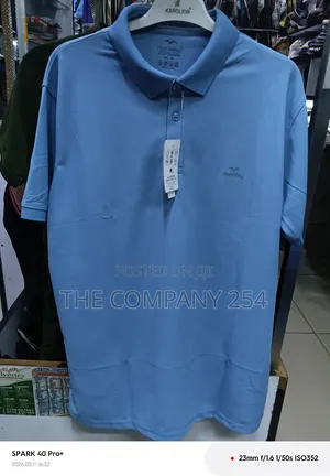 Quality Casual Cotton Collar Short Sleeved Polo T-Shirt Available