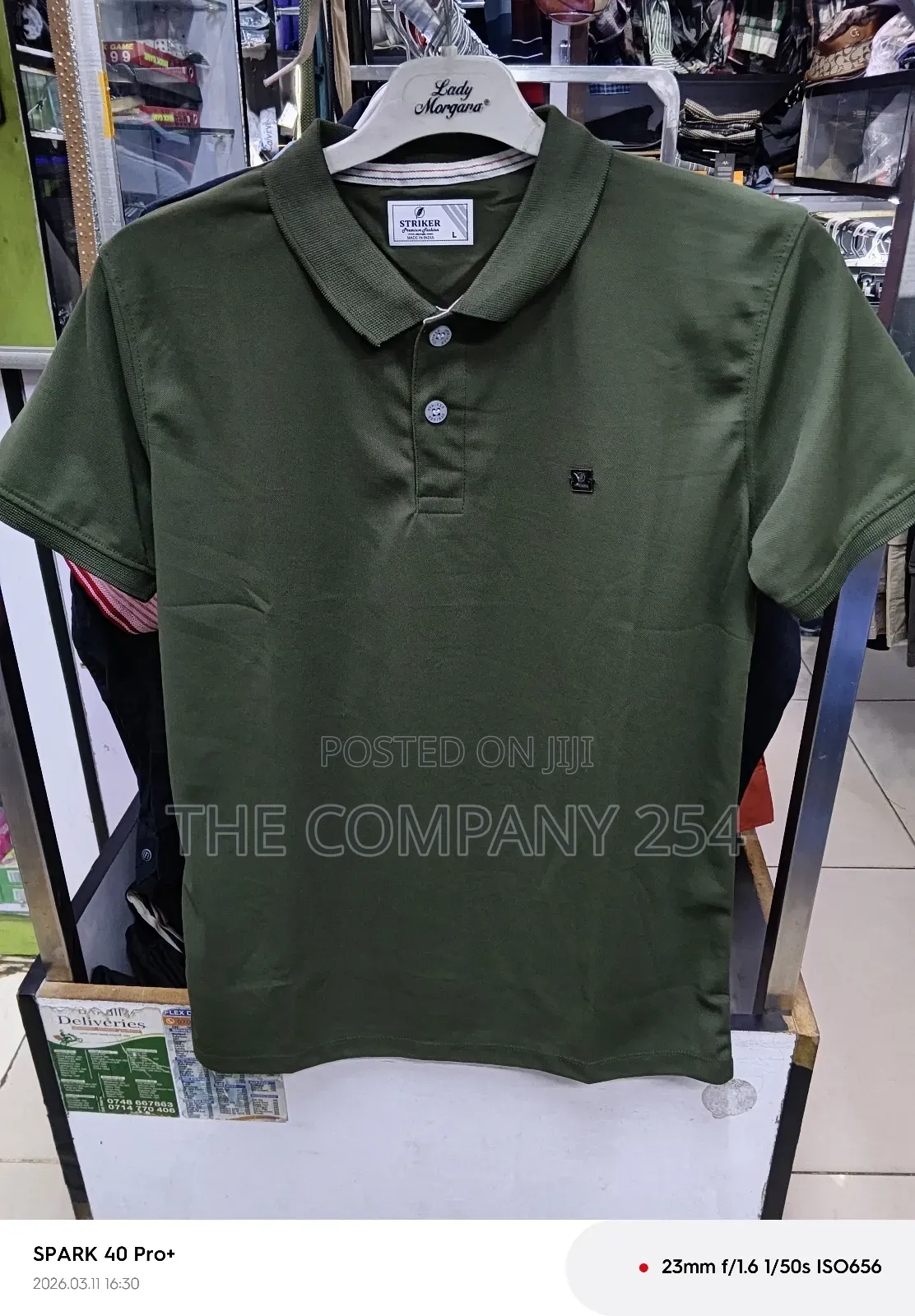 Quality Casual Cotton Collar Short Sleeved Polo T-Shirt Available