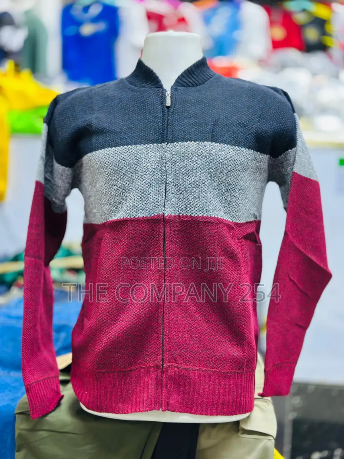 Quality Casual Zipper Men All Weather Official Sweater