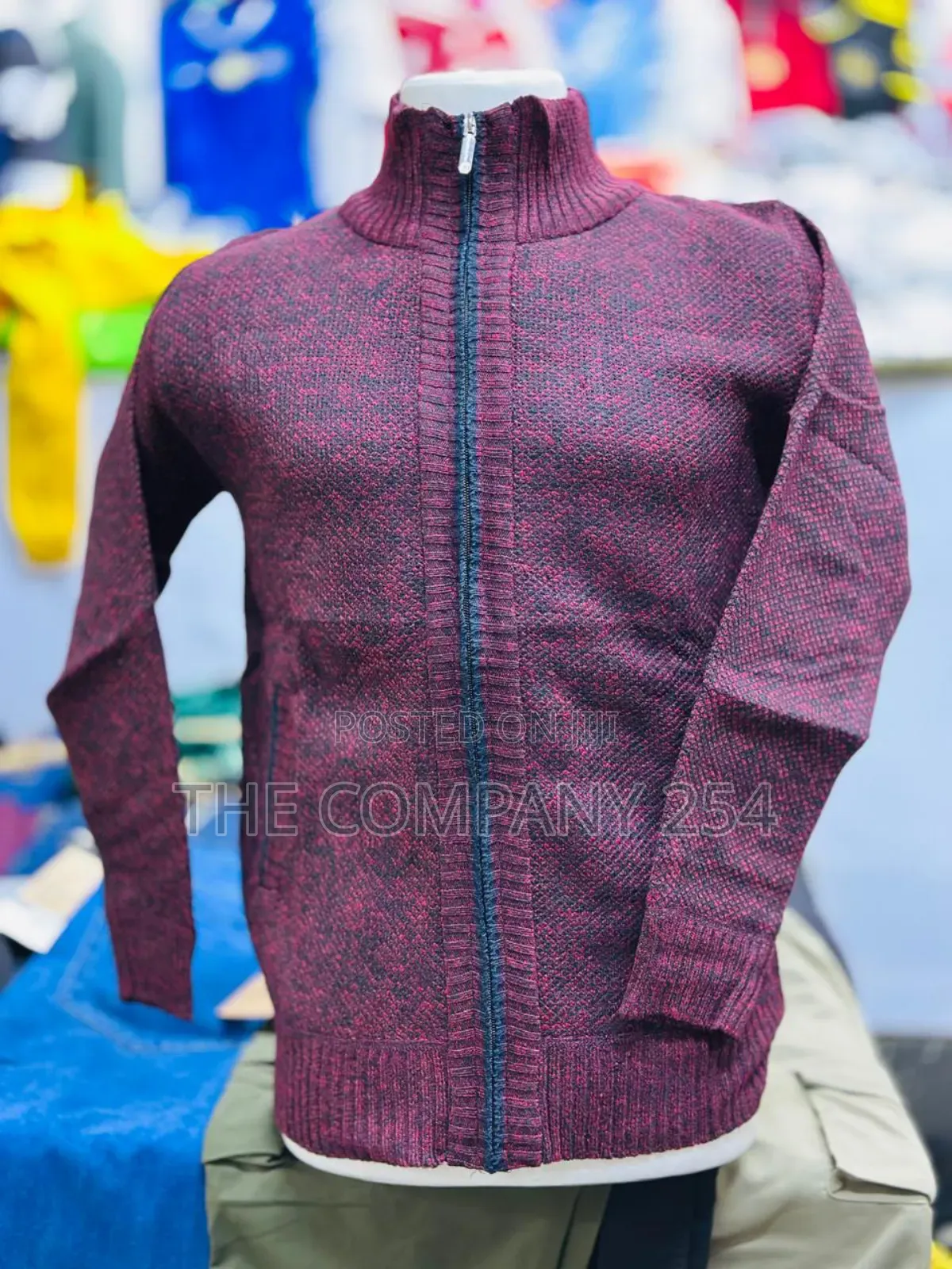 Quality Casual Zipper Men All Weather Official Sweater