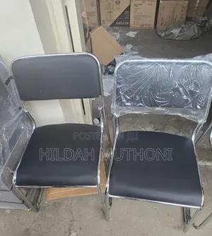 Executive Elegant Leather Office Waiting Chair