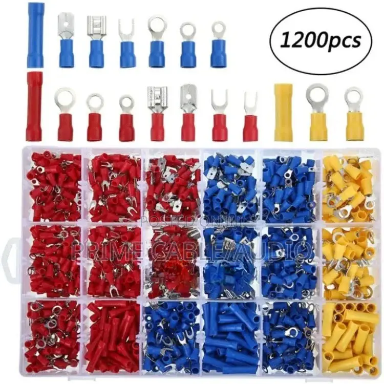 1200pcs Assorted Electrical Terminals Set