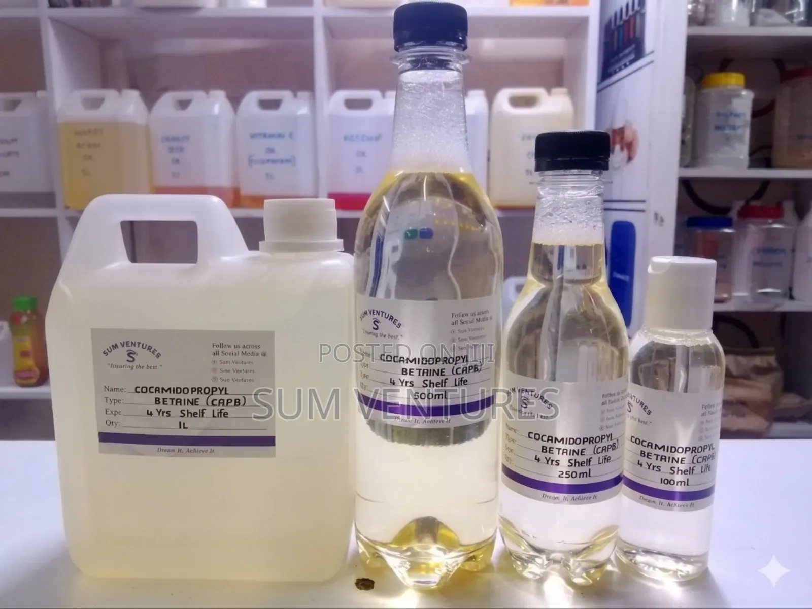 Cocamide Propyl Betaine (Capb) – 100% Pure Natural Surfactant