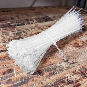 Wear and Tear Resistance 100 Pieces Self Locking Cable Ties Tie Wraps