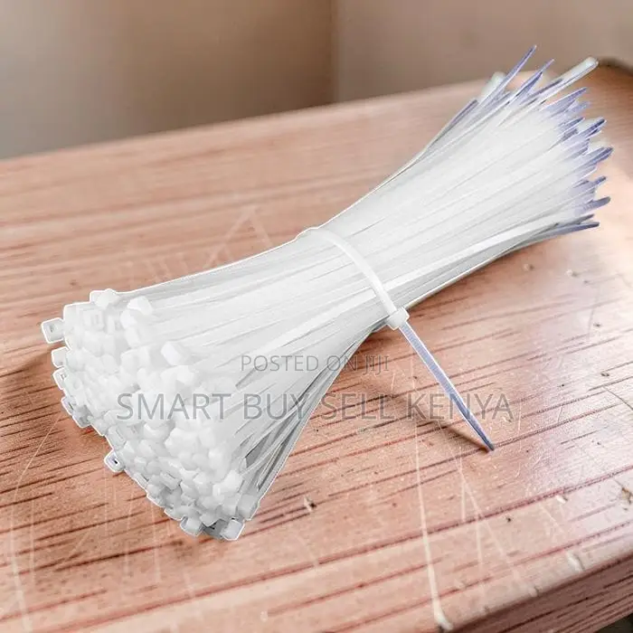 Long Lasting Performance 100 Pieces Self Locking Cable Ties Tie Wraps