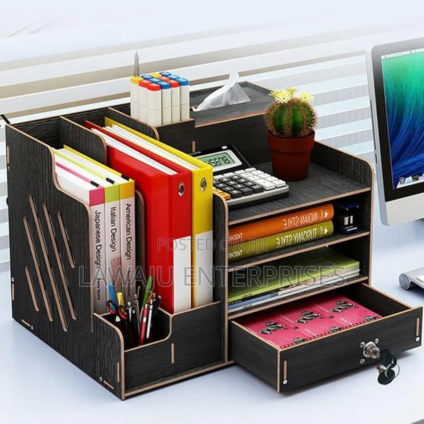 Bamboo Desk Organizer