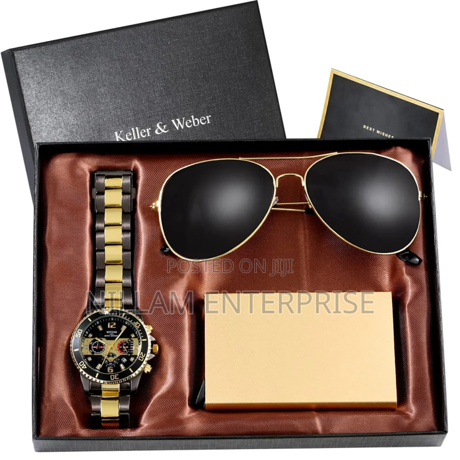 Men Gold Minimalist Luxury Gift Set*