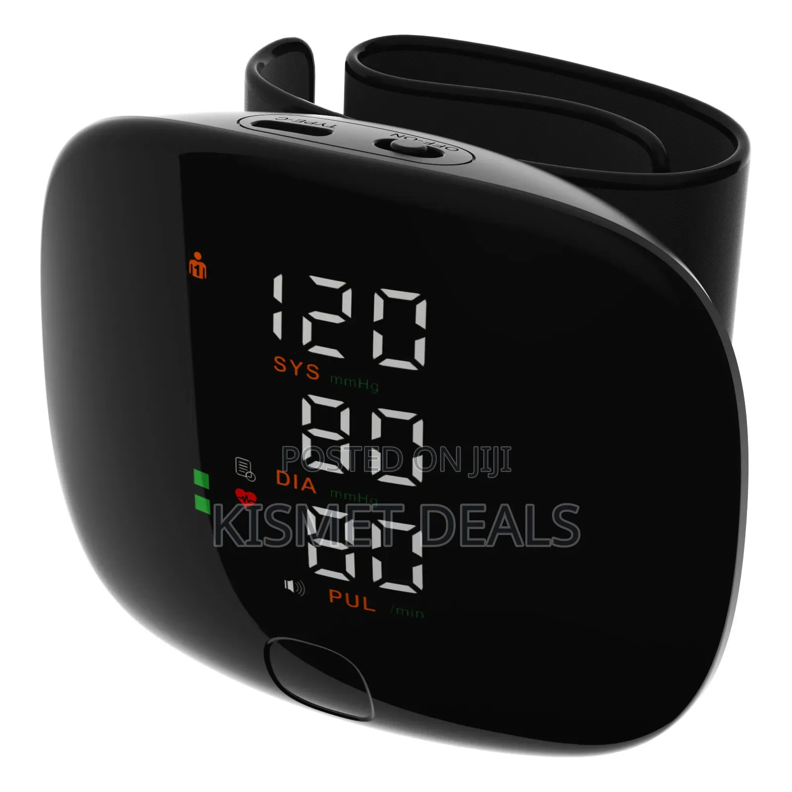 Wrist Rechargeable Sphygmomanometer Blood Pressure Monitoring Kit