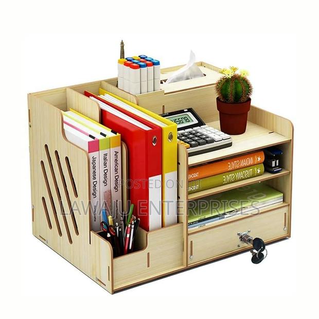 Bamboo Desk Organizer