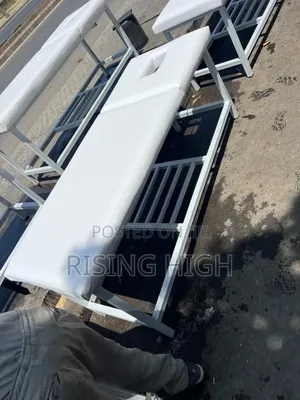 Portable Adjustable Massage Bed With Storage Shelf