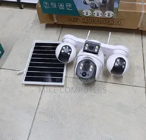 Outdoor 4g Simcard 4 Lens Solar Powered Camera