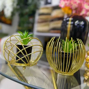 Gold Wired Decorative Succulent
