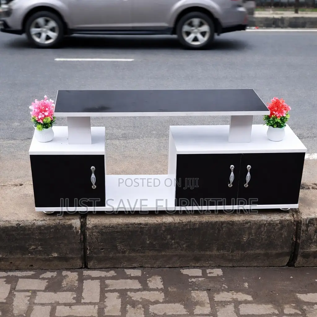 Modern Black White Wooden Tv Stand for Sale