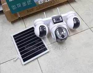8mp Quad Lens 4 Lens 4g Simcard Solar Camera With 2way Audio.
