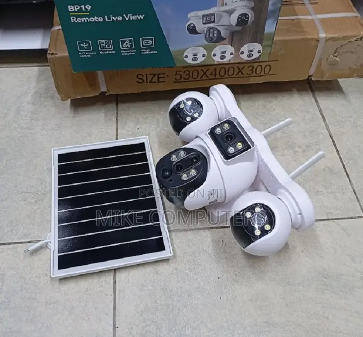 4g Simcard 4 Lens Solar Powered Camera Wit Night Vision